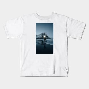 The Black Sand Beach Kids T-Shirt